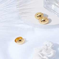 1 пара латунных серег-колец&nbsp;EJEW-LP0008-039G