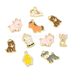 40шт 8 стиля подвески из цинкового сплава с эмалью&nbsp;FIND-CJ0004-47