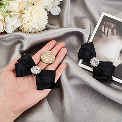 Украшения для обуви из полиэстера с бантом&nbsp;AJEW-WH0323-22P