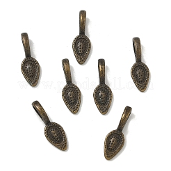 Тибетский сплав стиля клей-на плоской прокладки поручительств&nbsp;LS-X-TIBEP-Q064-183AB-NR