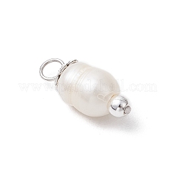 10 шт. 2-х цветные подвески из натурального культивированного пресноводного жемчуга с рисом&nbsp;PALLOY-JF03919