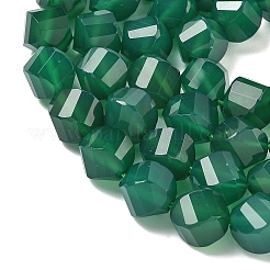 Натуральный зеленый бисер пряди оникс Агат&nbsp;G-C267-B13