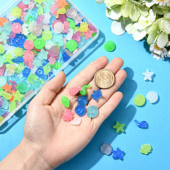 120 г светящихся акриловых бусин&nbsp;OACR-SP0001-79A