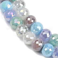 Стеклянные бусины с гальваническим покрытием &nbsp;EGLA-G039-01A-02