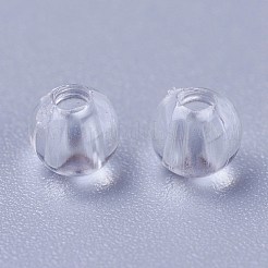 Прозрачные четкие акрил круглые бусины&nbsp;X-PL526_4MM