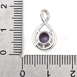 925 подвеска из стерлингового серебра с паве из кубических цирконий&nbsp;STER-V001-03P-06