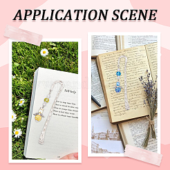 Наборы для изготовления закладок из смолы и сплава «Сделай сам» в виде ангела&nbsp;DIY-SC0027-21