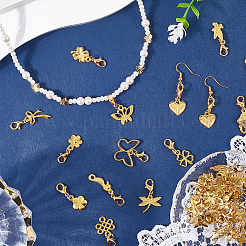 Подвесные украшения из сплава 60 шт.&nbsp;FIND-SC0020-43