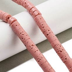 Нити бусин из натурального лавового камня&nbsp;G-K375-G09-01