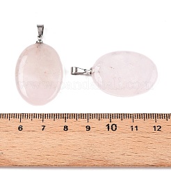 Природного розового кварца подвески&nbsp;G-T138-207B