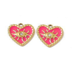 Подвески из нержавеющей стали с вакуумным покрытием pvd 201 со стразами&nbsp;STAS-J401-VC563