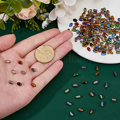 200 шт. Гальванические стеклянные бусины&nbsp;EGLA-DC0001-17