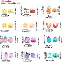 Бусины из полимерной глины &nbsp;CLAY-NB0001-11