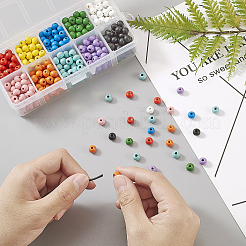 Крашеные натуральные деревянные бусины&nbsp;WOOD-CJ0001-11