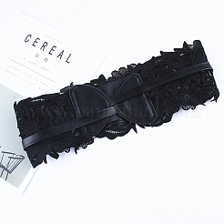 Искусственная кожа цветочные кружева широкие цепные ремни&nbsp;AJEW-WH20077-032E