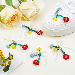 6 шт. пластиковые подвески для обуви&nbsp;DIY-HS0002-11