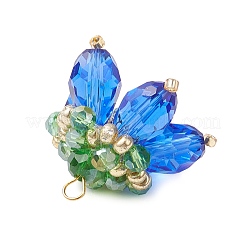 Прозрачные стеклянные подвески&nbsp;PALLOY-MZ00720-07