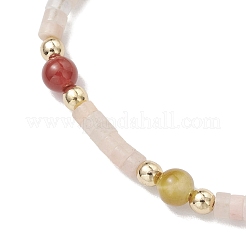 Браслеты из натурального розового авантюрина для женщин&nbsp;BJEW-JB12036-01