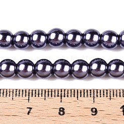 Выпечка окрашены перламутровый стекла жемчужные нити круглый шарик&nbsp;X-HY-Q330-8mm-73