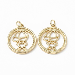 Латунные подвески&nbsp;KK-E068-VB196