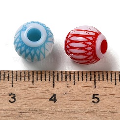 Непрозрачные акриловые бусины&nbsp;OACR-E039-30