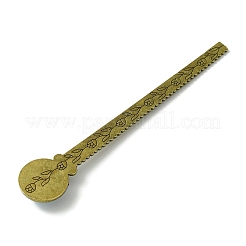 Круглые линейки закладок из сплава в тибетском стиле в стиле ретро&nbsp;AJEW-JK00264