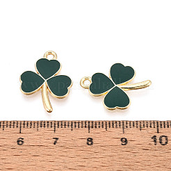 Подвески из сплава с эмалью ко дню святого патрика&nbsp;ENAM-T023-08B