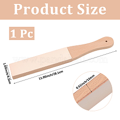 Доска для заточки кожи из бука&nbsp;AJEW-WH20006-374