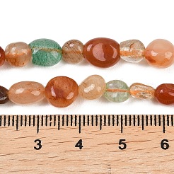 Природные агата бисером нити самородки&nbsp;G-B170-A02