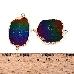 Подвески-звенья/соединители из натуральных агатовых самородков&nbsp;G-T144-66