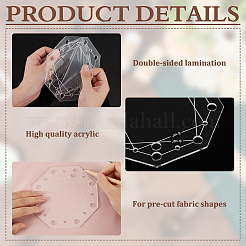 Акриловые шаблоны для квилтинга&nbsp;DIY-BC0014-01A