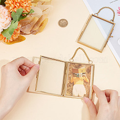 Стеклянная прямоугольная настенная фоторамка&nbsp;AJEW-WH0314-470A