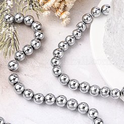 Немагнитные синтетический гематит бисер пряди&nbsp;G-S096-10mm-3