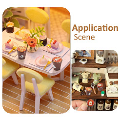 25 шт. смоляные кофейные модели украшений&nbsp;AJEW-TA0002-78