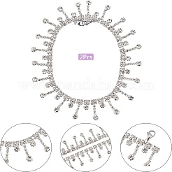 2 шт. цепочка для обуви со стразами из хрусталя&nbsp;FIND-NB0002-33