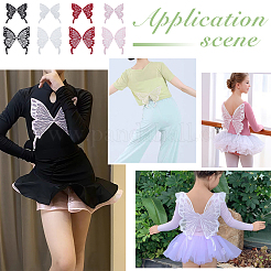 8 шт. 8 стиля полиэстеровых заплаток для термоприклеивания/пришивания&nbsp;DIY-FG0007-91