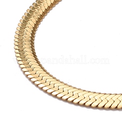 PVD вакуумное покрытие 304 нержавеющая сталь змеиные цепи ожерелья&nbsp;NJEW-O058-31G