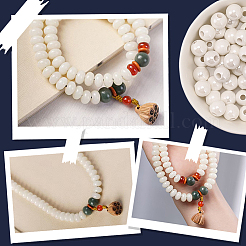 100 шт. перламутровые фарфоровые круглые бусины ручной работы&nbsp;PORC-PA0001-11