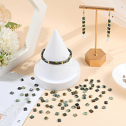 2 нити бусин из натуральной африканской бирюзы (яшмы)&nbsp;G-PA0001-72