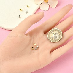 8 шт. 2 цвета латунные обжимные бусины&nbsp;KK-YW0001-18