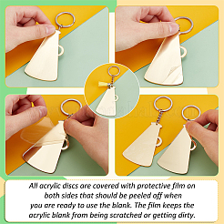 Набор для изготовления пустых брелоков своими руками&nbsp;DIY-PH0020-79B