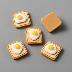 Непрозрачные кабошоны из смолы&nbsp;CRES-WH0010-035H