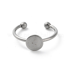 Не тускнеющие регулируемые кольца для пальцев из нержавеющей стали 304&nbsp;STAS-K278-04B-P