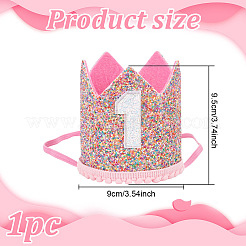 Корона из нетканого материала&nbsp;AJEW-WH0166-74