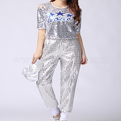 1 ярд полиэстера с ПЭТ-пайетками&nbsp;DIY-LP0002-26A