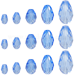 Граненые круглые стеклянные бусины&nbsp;GLAA-PA0001-05B