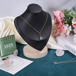 Деревянные подставки для ожерелий в форме бюста&nbsp;NDIS-WH0003-019B-02