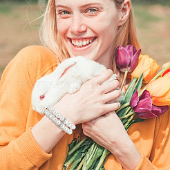 6 шт. 3-цветные латунные подвески-коннекторы с прозрачным кубическим цирконием&nbsp;KK-PH0006-66