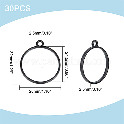 Подвески из сплава с открытой спиной&nbsp;FIND-UN0002-49