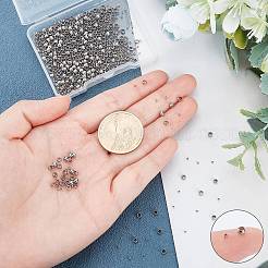 600 шт. 2-х видов проставочных бусин из нержавеющей стали 304&nbsp;STAS-PH0003-77